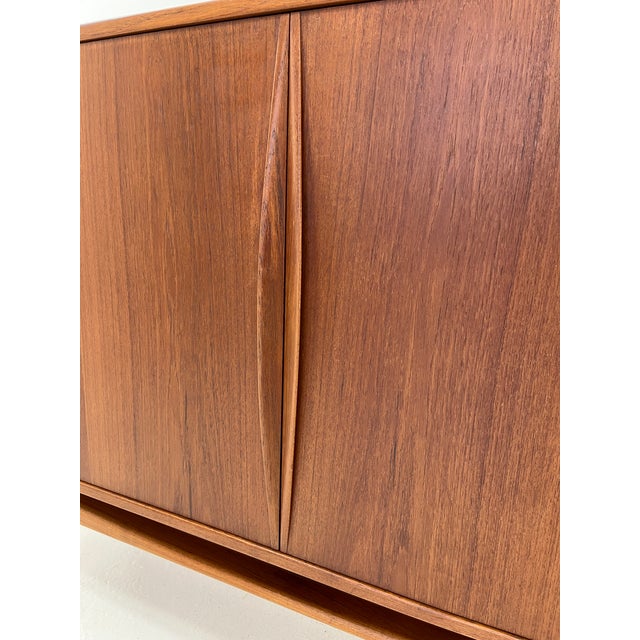 Sideboard in Teak with Sliding Doors, 1965 For Sale - Image 10 of 11