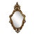 Vintage Italian Gold Frame Decorator Mirror For Sale