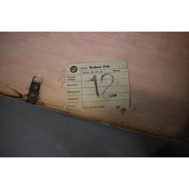 Mid-Century Modern Bedside Tables by Jindřich Halabala, Czechoslovakia, 1950s, Set of 2 For Sale - Image 17 of 18