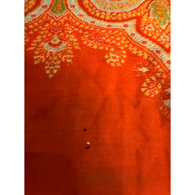 Antique Indian Paisley Shawl Throw [Tv] For Sale - Image 10 of 12