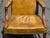 Very Fine 19th C. Georgian Style Leather Arm Chair in Ochre / Mustard / Green For Sale - Image 16 of 18