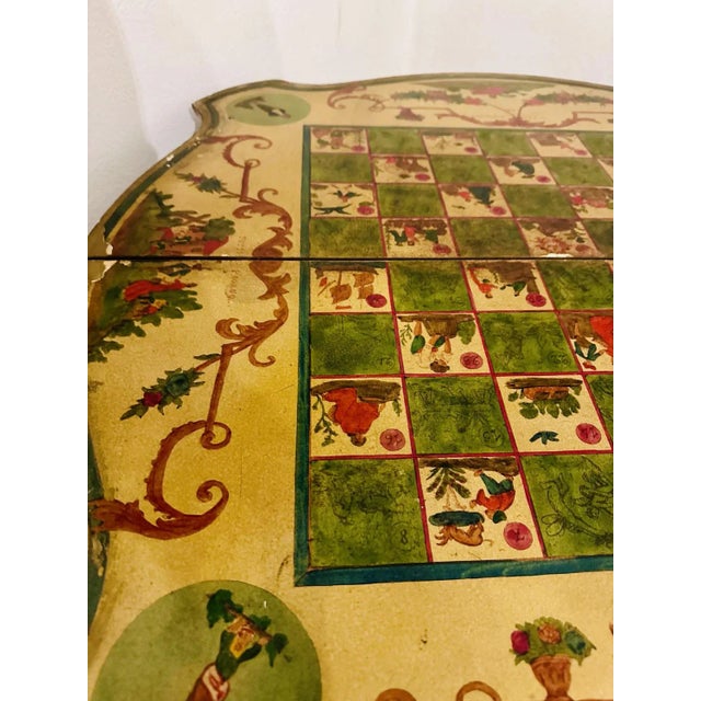 Brown Sicilian Coffee Table with Chess For Sale - Image 8 of 11