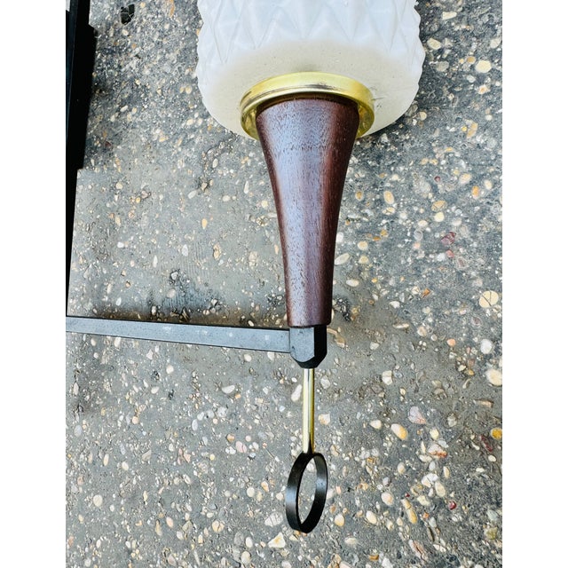 Glass Wall Light, 1960s For Sale - Image 4 of 7