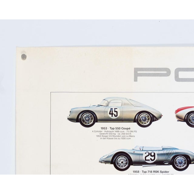 Original Porsche Poster by Ken Rush For Sale - Image 6 of 9