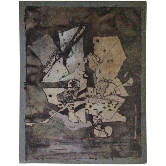 Beniti Cornelis, Composition, 1987, Acrylic on Canvas, Framed For Sale - Image 6 of 6