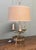 French Brass Triple Bouillotte Table Lamp, 1900s For Sale - Image 4 of 8