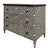 Modern 18th Century Schumacher French Painted Dressers with 1950s Black & White Geometric Design - A Pair For Sale - Image 3 of 6