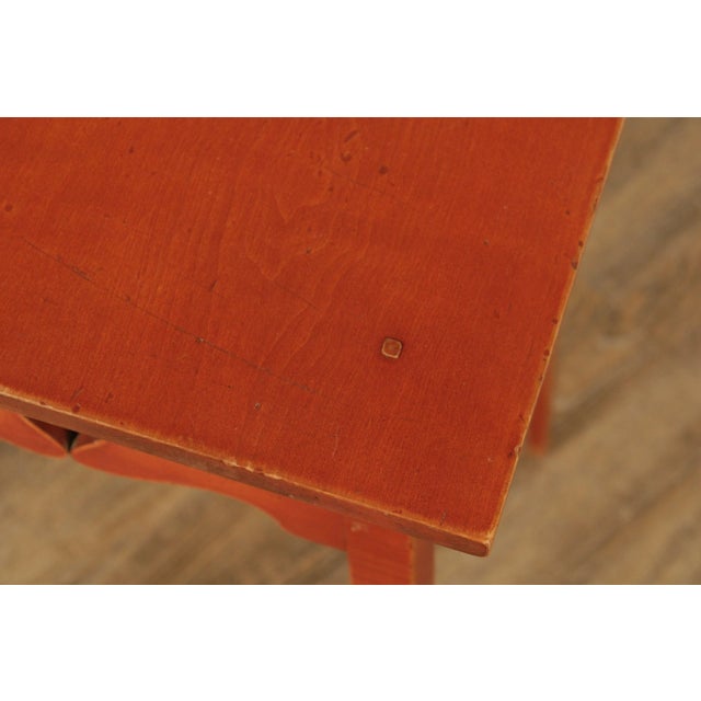 Wood David T. Smith Grain-Painted Side Table For Sale - Image 7 of 12