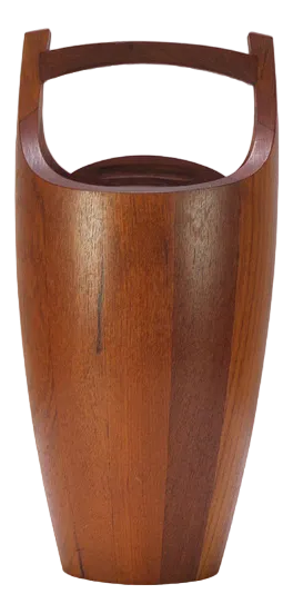 Teak Ice Bucket by Jens Quistgaard for Dansk Design, 1950s