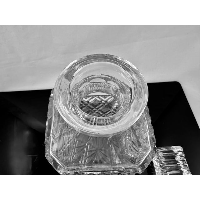 Waterford Crystal 1970s Waterford Master Cutters Square Crystal Decanter For Sale - Image 4 of 7