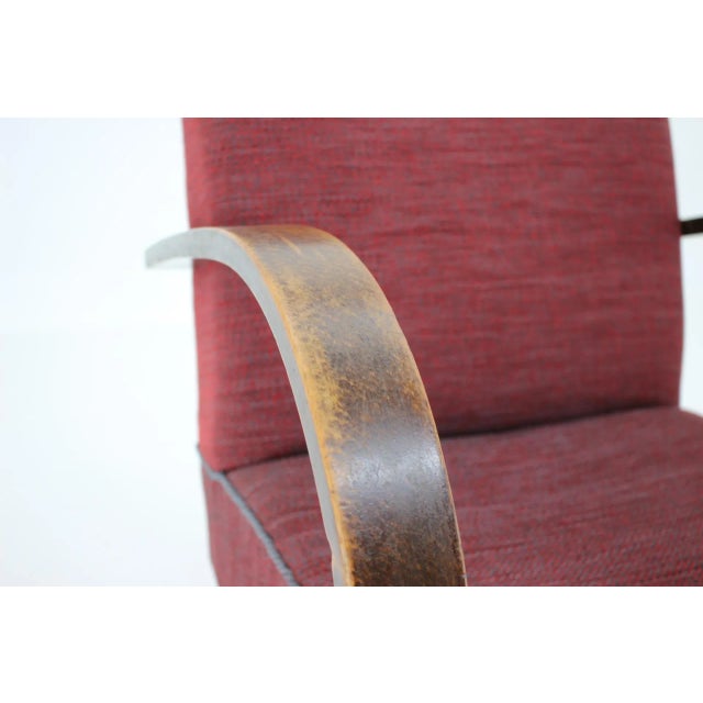 1960s Armchair by Jindrich Halabala, 1950s For Sale - Image 5 of 7
