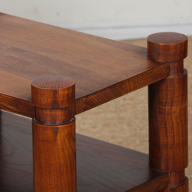 Vintage Elm Nightstands, 1950s, Set of 2 For Sale - Image 3 of 7
