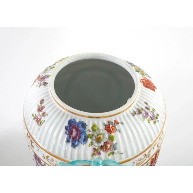 19th Century German Pair Gilt / Painted Urns - a Pair For Sale - Image 9 of 13