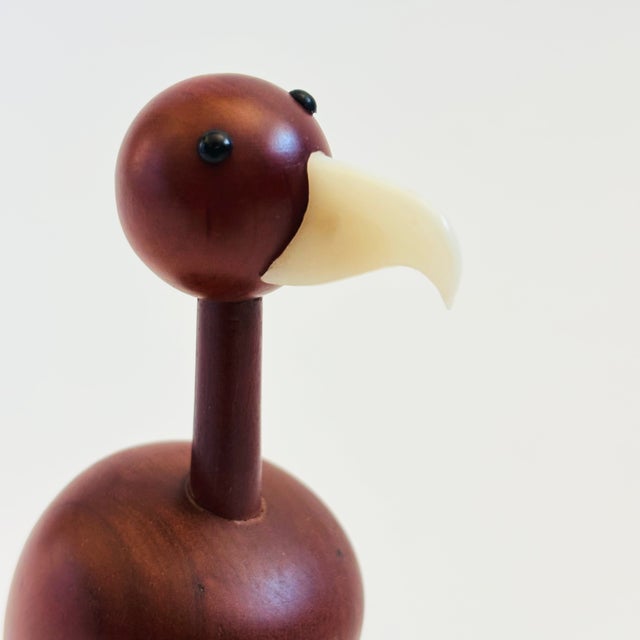 Mid 20th Century MCM Senshukai Wood Royal Pet - Condor For Sale - Image 5 of 7
