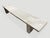 Ivory Andrianna Shamaris Bleached Teak Wood Long Bench For Sale - Image 8 of 18