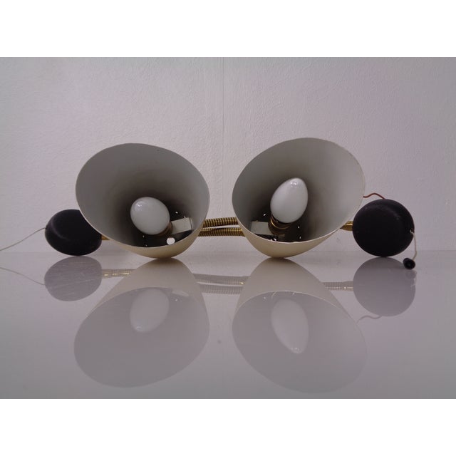 Metal Mid-Century Adjustable Wall Lamps, Italy, 1950s, Set of 2 For Sale - Image 7 of 18