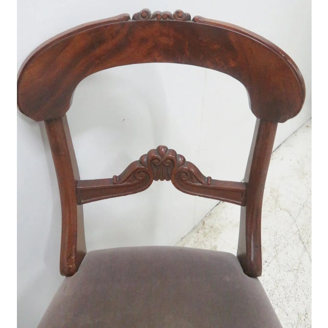 Traditional 19th C. Louis Philippe Style Side Chairs - A Pair For Sale - Image 3 of 9