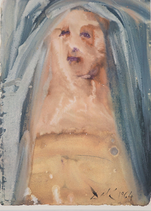 Salvador Dali, La Vierge, Lithograph