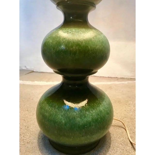 German Large Ceramic Table Lamp from Kaiser Leuchten, 1960s For Sale - Image 6 of 17