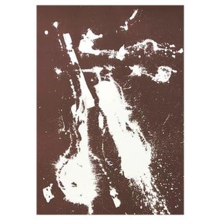 Arman, Abstract Violin, Original Lithograph For Sale