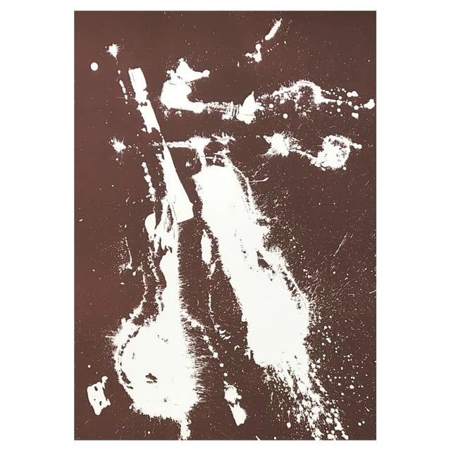 Arman, Abstract Violin, Original Lithograph For Sale