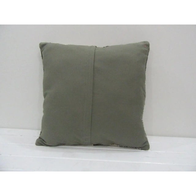 Rustic Handmade Patchwork Kilim Pillow Cover For Sale - Image 3 of 4
