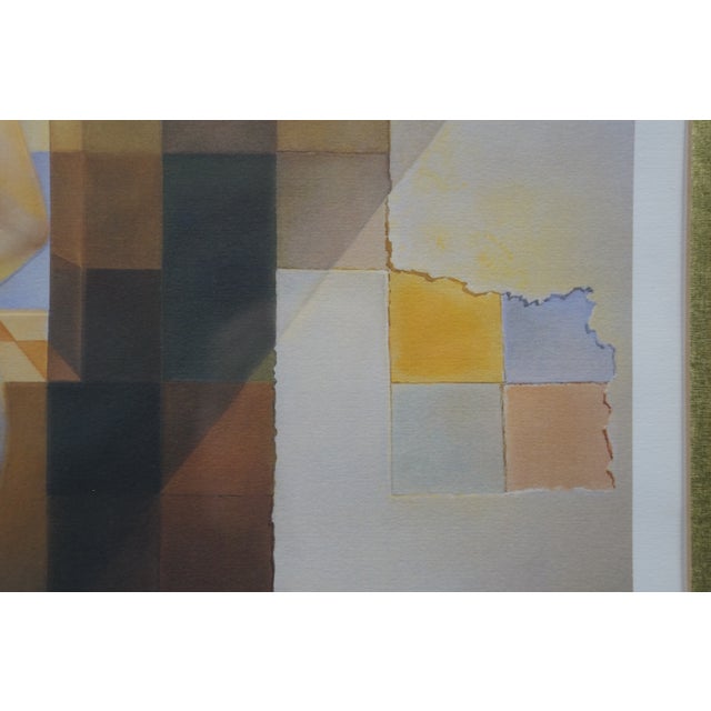 Late 20th Century Salvador Dali Abraham Lincoln in Dalivision Optical Illusion Lithograph 32" For Sale - Image 9 of 14