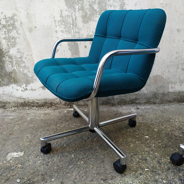 Vintage Airborne Office Chairs, 1970s, Set of 3 For Sale - Image 6 of 18