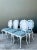 Vintage Cast Aluminum Shell Back Grotto Chairs - Set of 6 For Sale In West Palm - Image 6 of 11