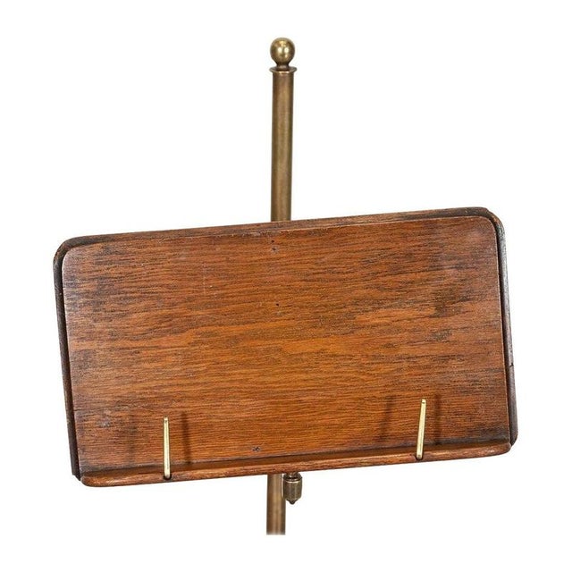 19th Century English Brass Reading Stand Table, 1880 For Sale - Image 12 of 12