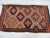 Mid-Century Modern 1960s Turkish Embroidered Small Kilim Rug For Sale - Image 3 of 6