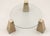 Mid-Century Modern Vintage Glass and Travertine Coffee Table, 1970 For Sale - Image 3 of 8