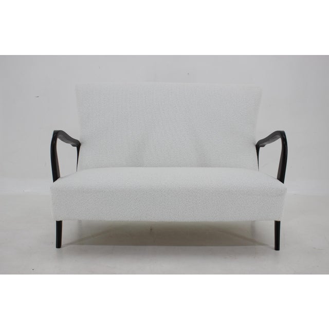 Italian 2-Seat Sofa in Bouclé, 1960s For Sale - Image 3 of 16