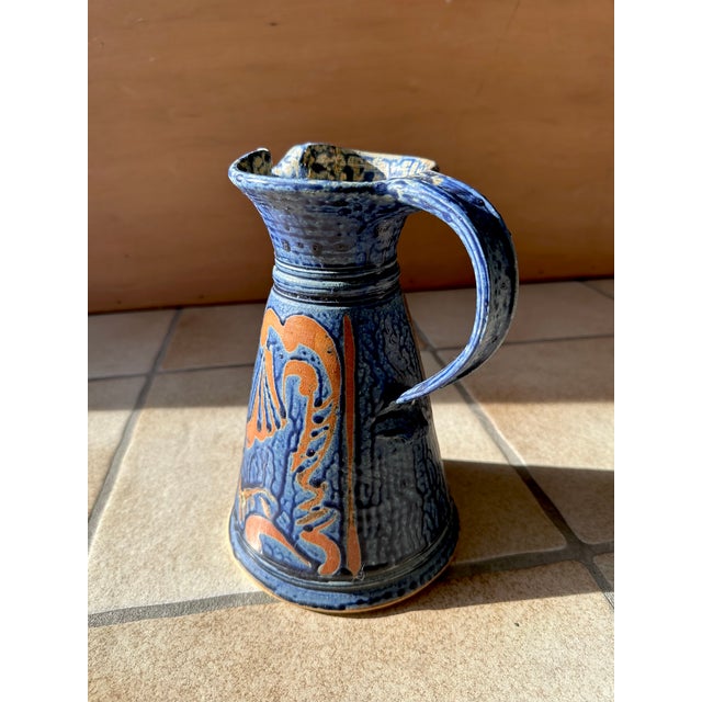 Ceramic Ceramic Art Jug and Pot by Friedemann Henschel for Töpfergut Panschenhagen, Germany, 1990s, Set of 2 For Sale - Image 7 of 18