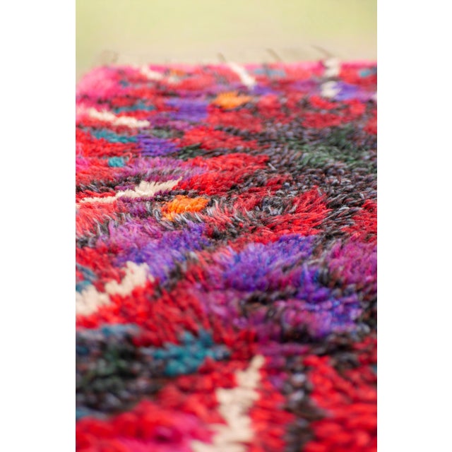 Textile Swedish Tibet Rya Rug with Flower by Jagarz for Rya For Sale - Image 7 of 14