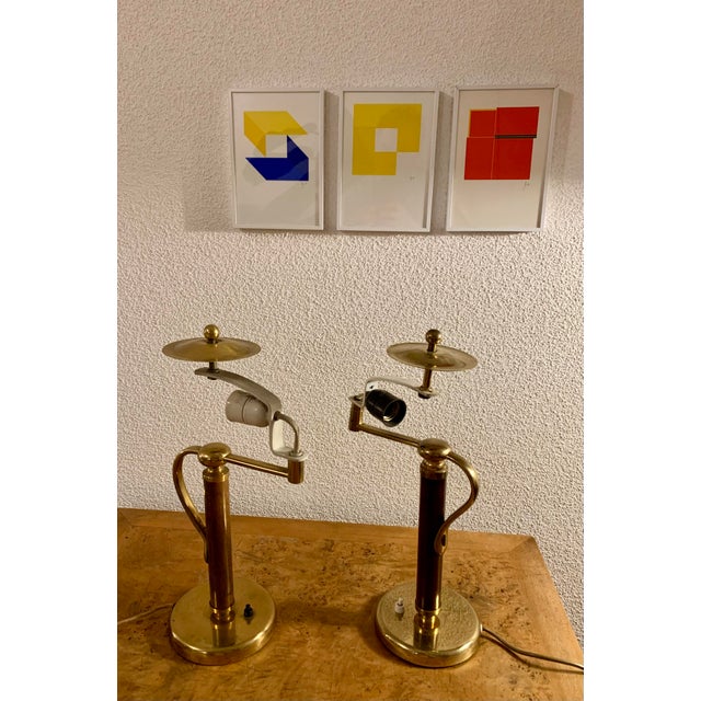 Art Deco Lamps by Alfred Müller for Amba Basel, 1930s, Set of 2 For Sale - Image 6 of 13