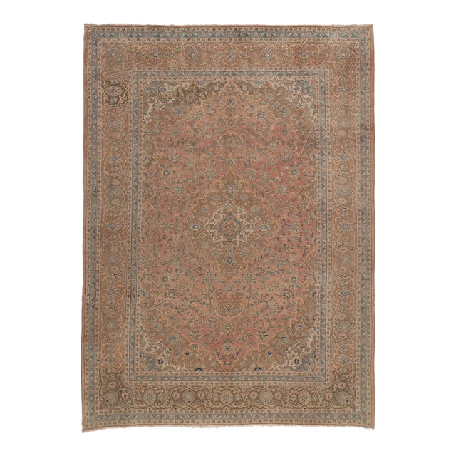 Mid 20th Century Mid 20th Century Vintage Persian Khorassan Rug - 08'03 X 11'04 For Sale