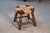 Brutalist Stool in Beech and Rush, 1960s For Sale - Image 6 of 6