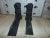 Black Art Noveau Cast Iron Fireplace Bases with Figures For Sale - Image 8 of 10