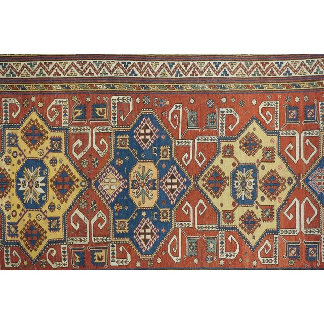 Late 18th Century Late 18th Century Antique Sumak Rug 4'7'' x 7'9'' For Sale - Image 5 of 11