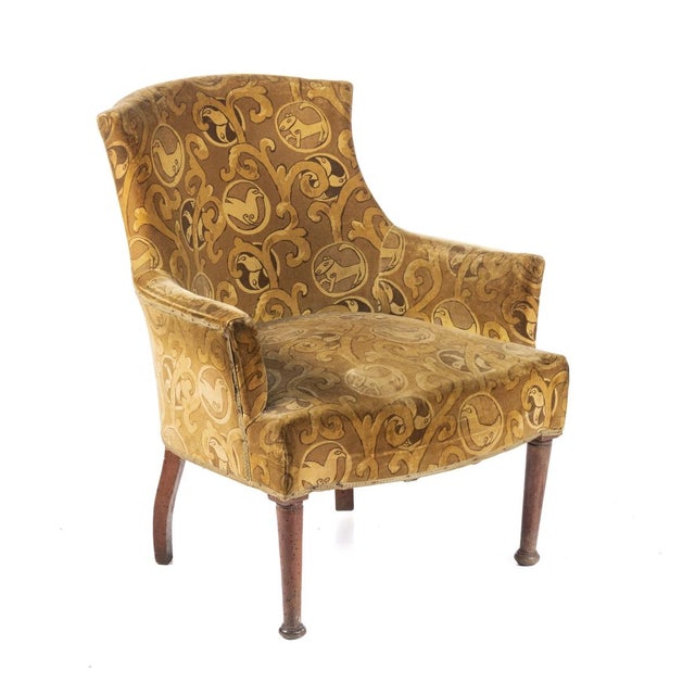 Brown Portuguese Lounge Chair, 1900s For Sale - Image 8 of 8