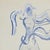 Figurative Two Abstracted and Lonely Figures - Robert Lohman, C. 1962 For Sale - Image 3 of 6