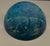 Glass Late 20th Century Monet Style Water Lily Art Glass Paperweight Dome in Luminous Blue Tones For Sale - Image 7 of 8