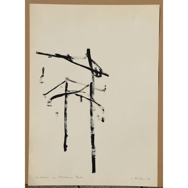 Johannes Pfeiffer, Turntable Cranes at Potsdamer Platz, 1997, Acrylic on Board For Sale - Image 4 of 13