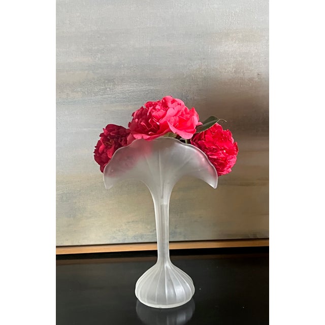 Vintage Stelvia Hand Made Italian Art Nouveau Style Vase For Sale - Image 9 of 17