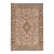 Vintage Hand-Knot Turkish Oushak Area Rug in Soft Blush, Taupe, and Espresso Brown For Sale