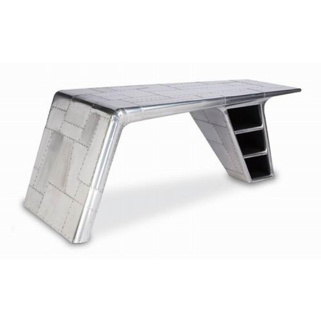 Metal Aviator desks In the style of Valkyrie desk is inspired by the North American Aviation XB-70 Valkyrie; the strategic...