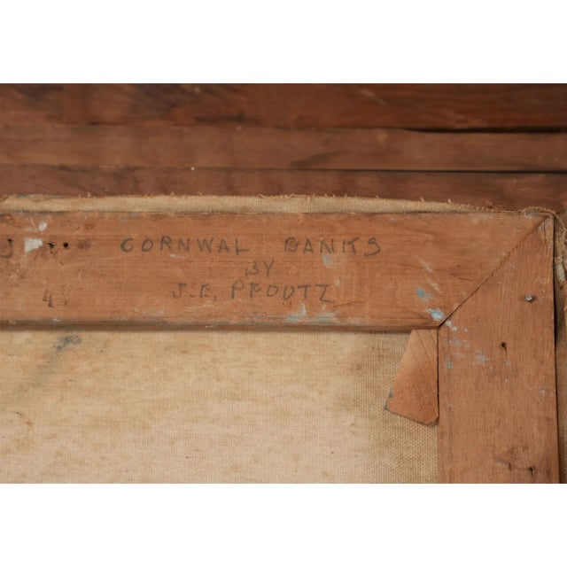 Cornwall Iron Banks Original Oil Painting 1940'S For Sale - Image 9 of 11