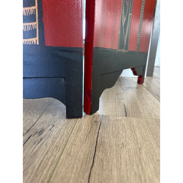 Palm Tree Screen Room Divider For Sale - Image 11 of 11