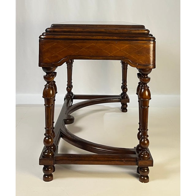 Late 20th Century John-Richard "European Crossroads" Inlay Console Table For Sale - Image 9 of 18